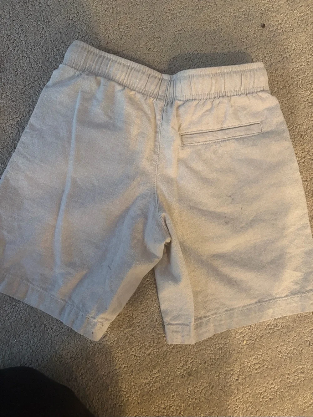 Old Navy Boys Outfit – Green Button-Down Shirt + Khaki Shorts – Size 8